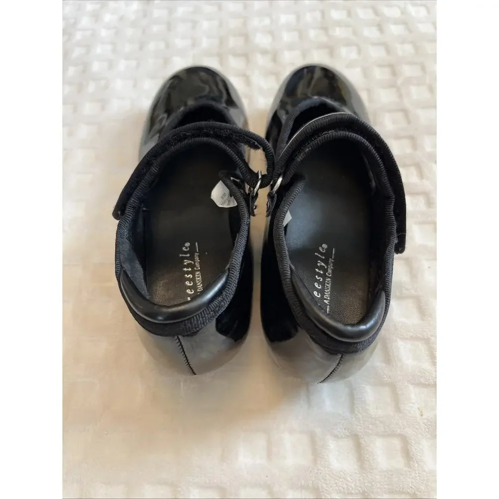 Freestyle Danskin Tap Girls Sz 11 11.5 Adjustable Strap Capezia Jazz Shoes LOT